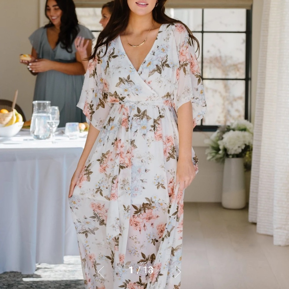 Kia Kimono Maxi Dress - Baltic Born